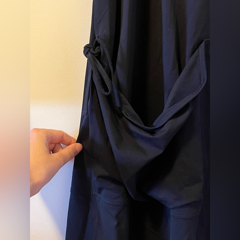 COS navy blue dress size M